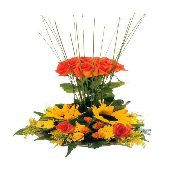 Upright Composition Frentzos Flowers-Florist in Athens-Agia Paraskevi-Greece Flower Arrangements