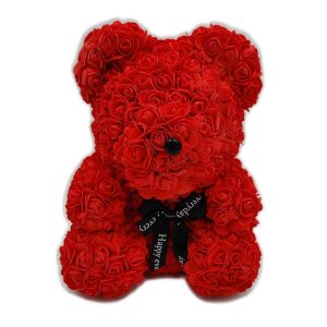 Rose Bear – Large – Red