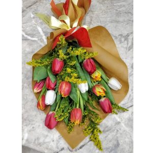 Flower Bouquet with Tulips