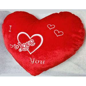 Valentines Red Pillow I Love You
